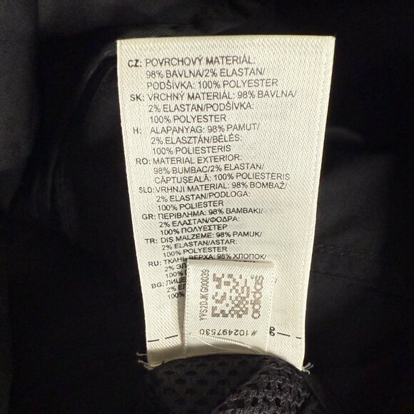 Rare Stella McCartney x Adidas Structured Peplum Jacket Black Size M - Picture 10 of 11